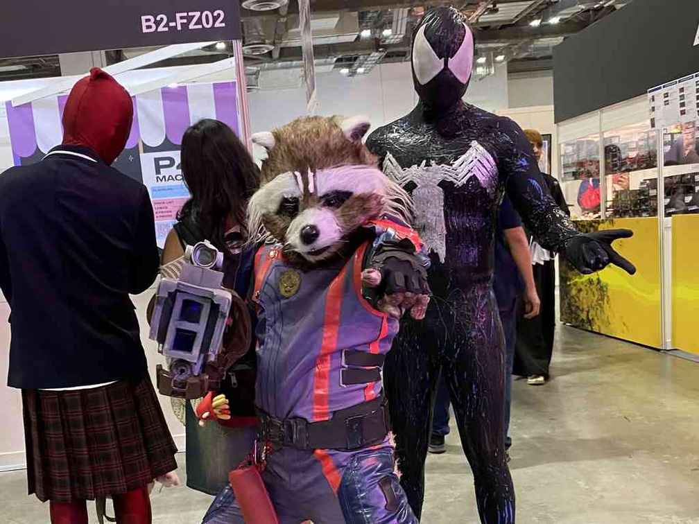 Got rocket? Cosplayers at the Singapore Comic con (SGCC) 2023!