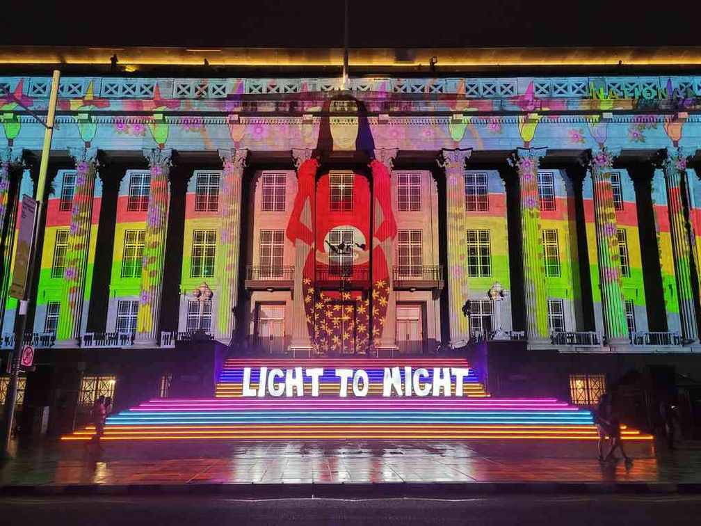 National Gallery city hall projections.