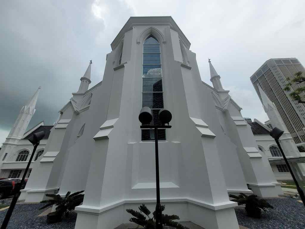 St. Andrew's Cathedral is one of a unique Singapore Gothic Revival-style.
