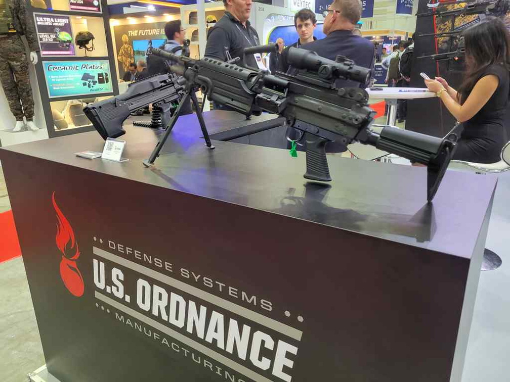 US Ordnance small arms displays.