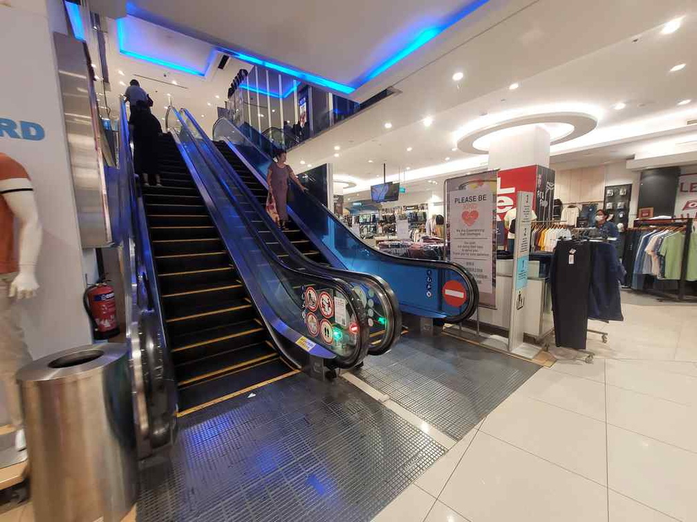 Central escalators