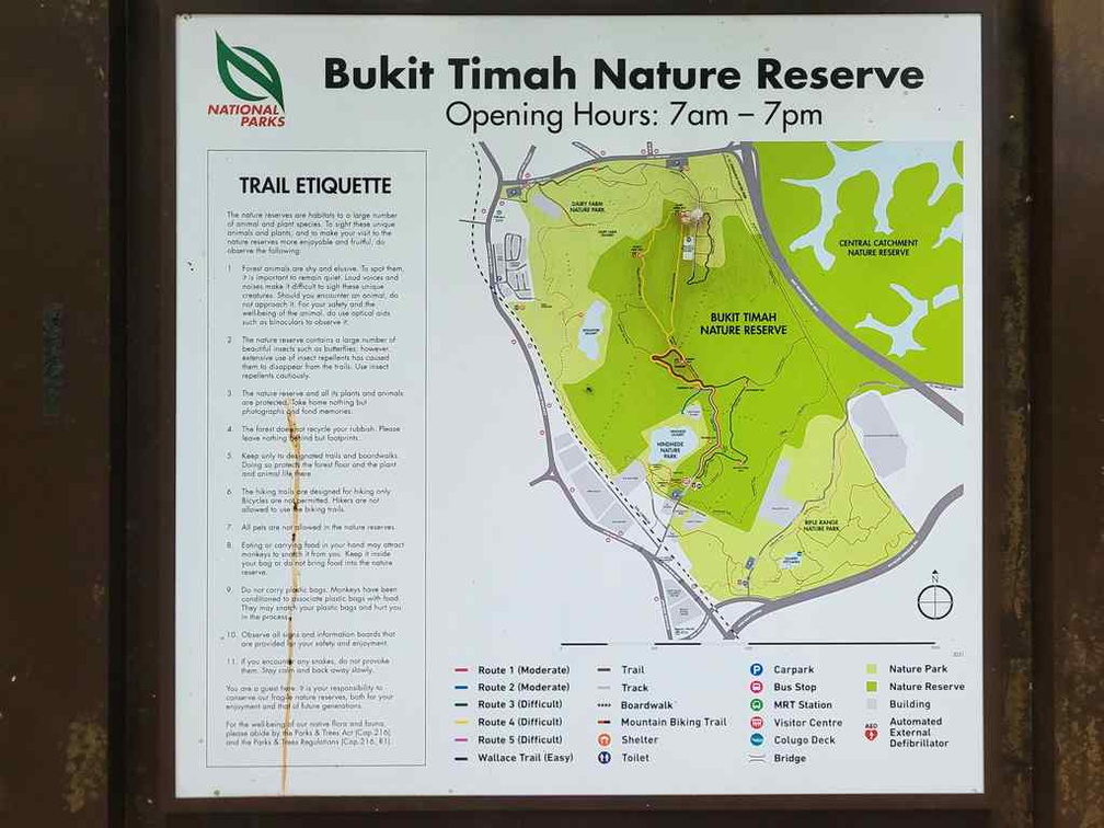 Nature park map.