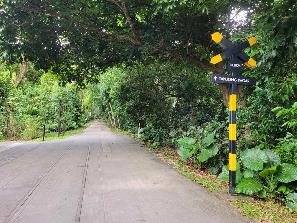 rail corridor 9 Mile station as part of our diary farm run