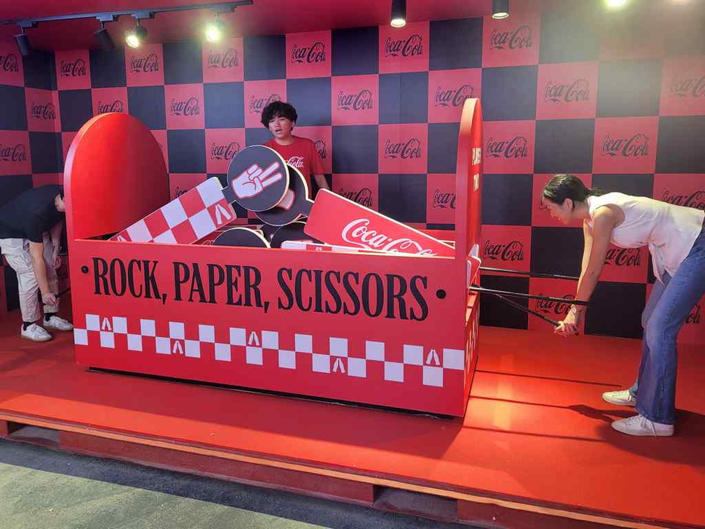 Rock paper scissors.