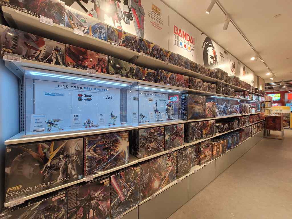 A rather extensive model kit section.