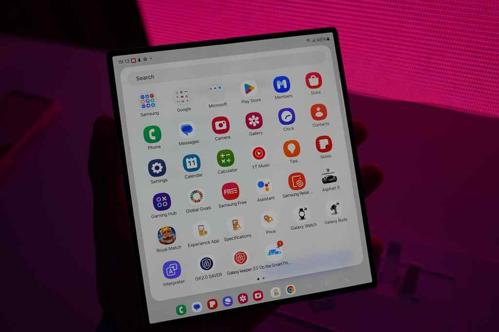 The new Samsung Galaxy Fold 6.