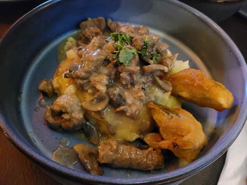 Kapitan Beef stroganoff beef mushrooms potatoes