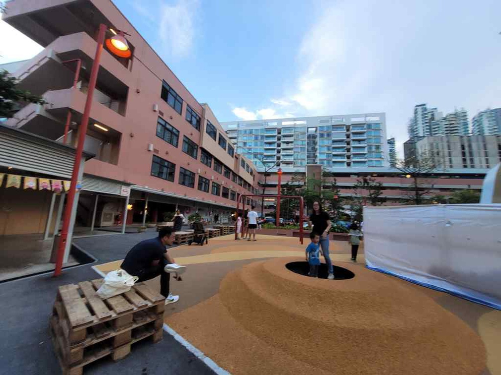 On-site playground areas.