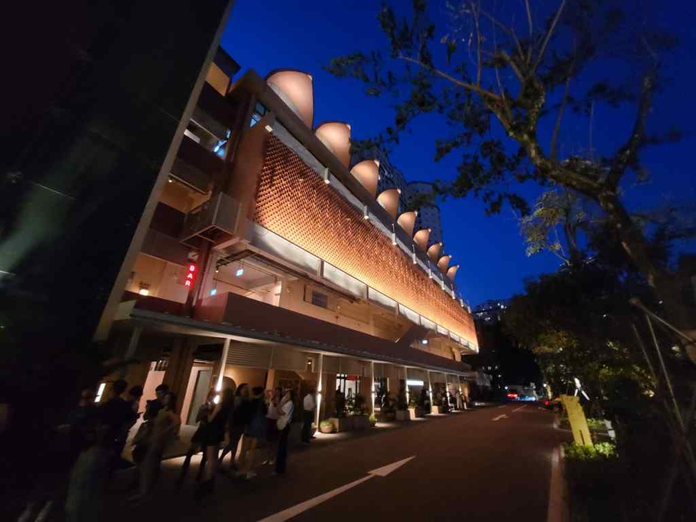 New Bahru multipurpose hall block.