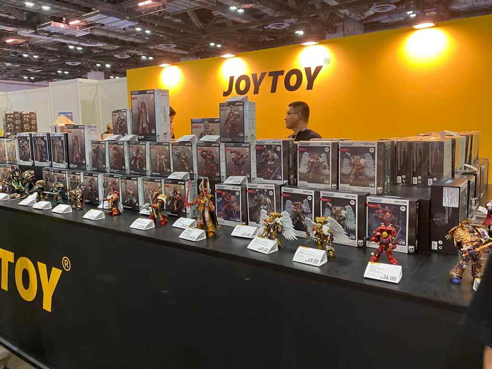 Joytoy booth, a Chinese toy manufacturer known for detailed action figures