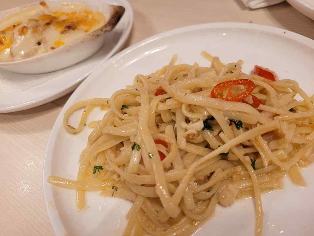 Pasta and Baked rice