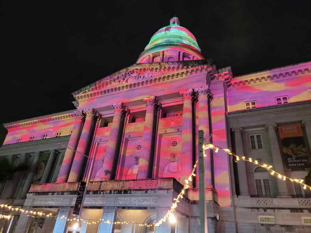 National Gallery Façade projection