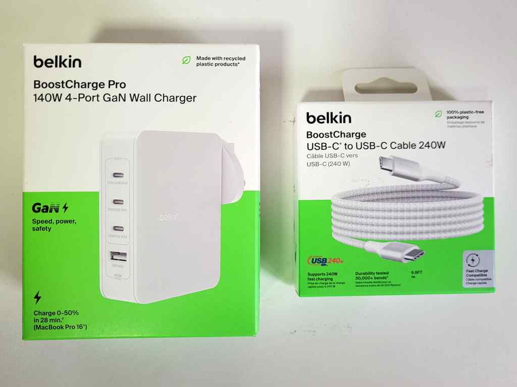 Belkin BoostCharge Pro 140W box Belkin BoostCharge Pro 140W box