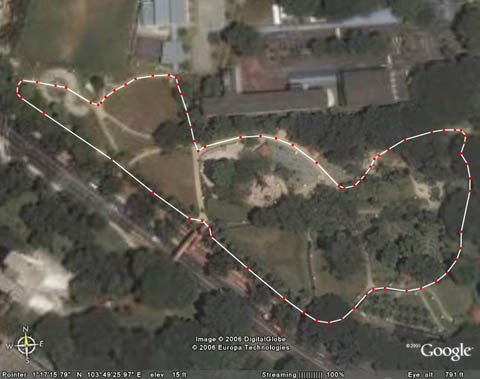 Tiong Bahru Park (0.73km/Rd Linear, 0.8km/Rd Actual)