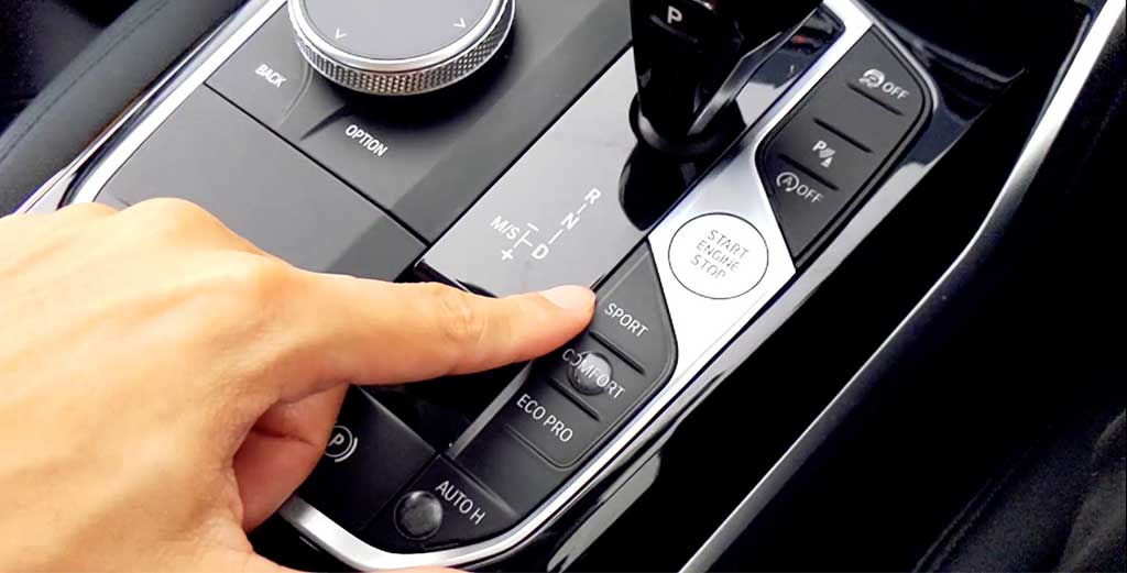 BMW 3-Series 5 enhancements adding touch bumps to your drive controls allows you to toggle them while keeping your eyes on the road when driving